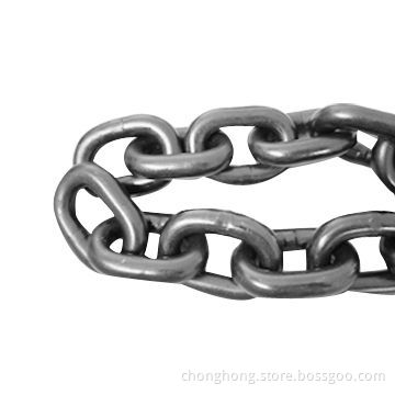 G30 Short Link Chain, Made of Self-color and Galvanized, Hot Dipped Steel, Stainless Steel
